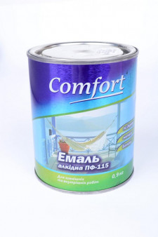 Емаль ПФ-115 COMFORT(черв.-коричн.) 0,9кг