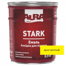 Емаль алкідна AURA Stark  (яскраво-жовтий) 0,9кг