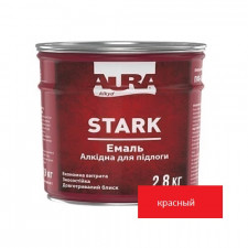 Емаль алкідна AURA Stark (червоний)  2,8кг