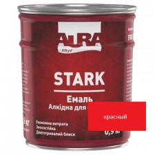 Емаль алкідна AURA Stark (червоний) 0,9кг