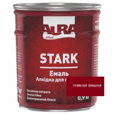 Емаль алкідна AURA Stark (темна вишня) 0,9кг